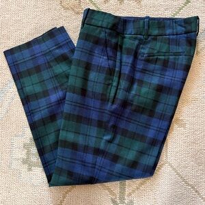 NWOT J Crew Blackwatch Plaid Trouser Pant